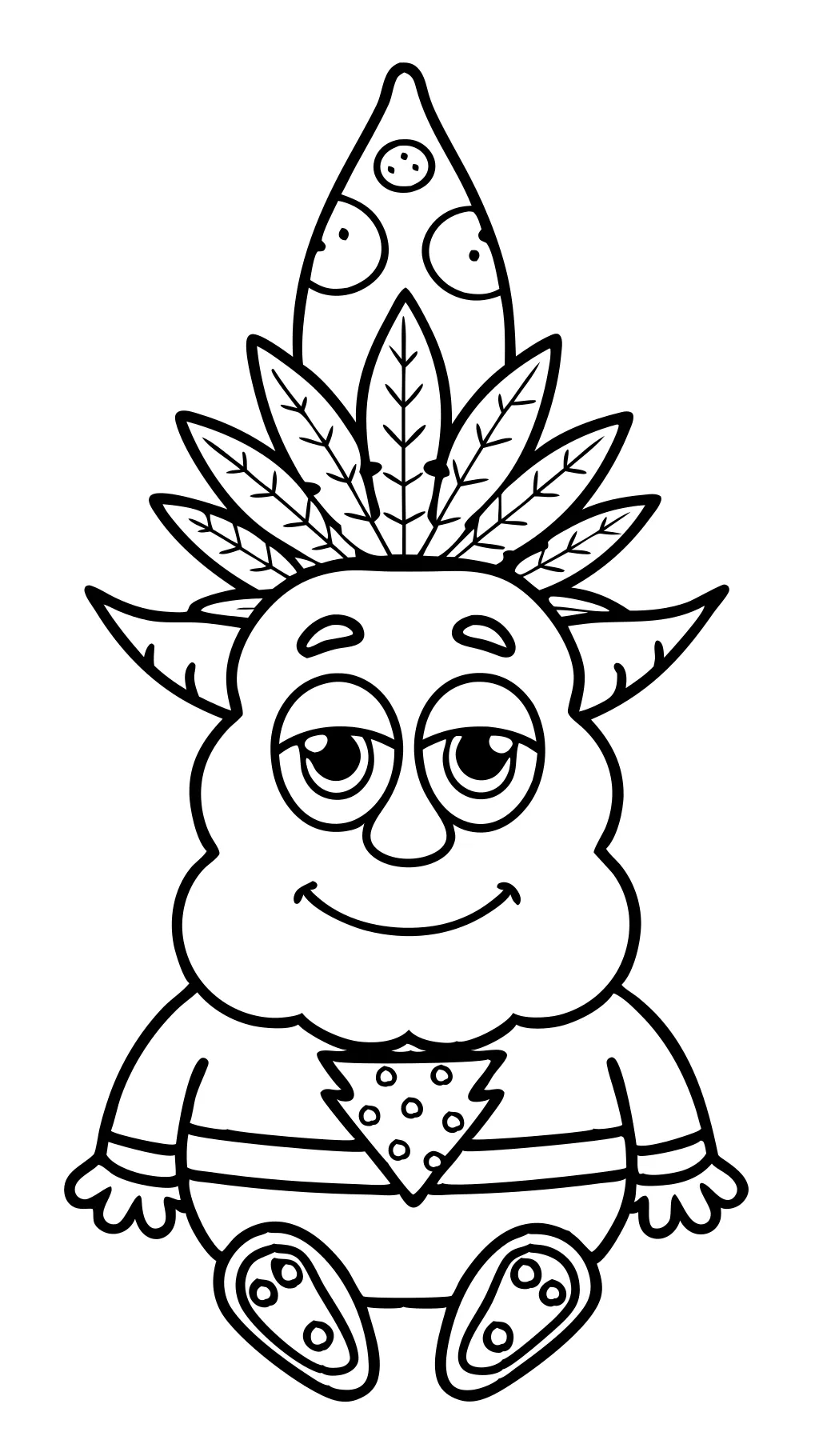 páginas para colorear stoner simples